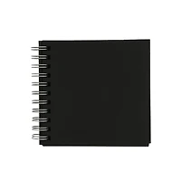 Fabriano® Black Square Spiral-bound Drawing Book, 5.9'' x 5.9''