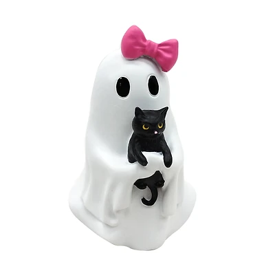 5" Ghost Holding Black Cat Tabletop Décor by Ashland®