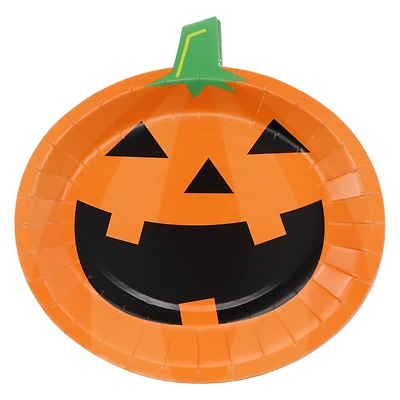 7" Jack-o'-Lantern Paper Plates, 12ct. by Celebrate It™
