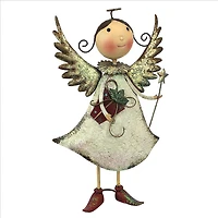 Design Toscano 19" Holiday Helper Clara Metal Angel Statue