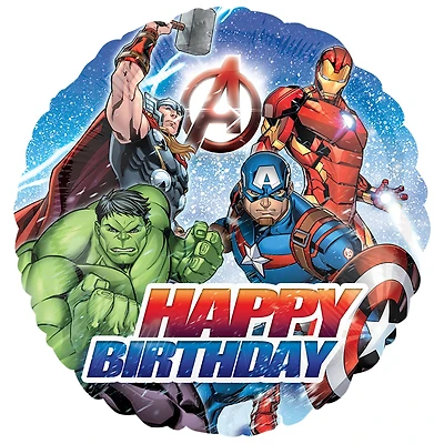 17" Avengers Birthday Mylar Balloon