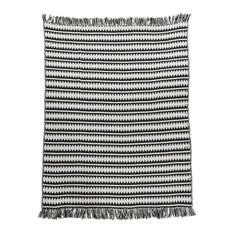 Hello Honey® Striped Cotton Throw Blanket with Fringe