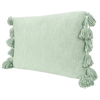 Hello Honey® Cotton Slub Lumbar Pillow with Tassels
