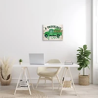 Stupell Industries Truckload Of Luck St Patrick's Day Farmhouse Canvas Wall Art