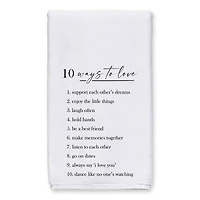 Ten Ways to Love 16" x 25" Towel Set