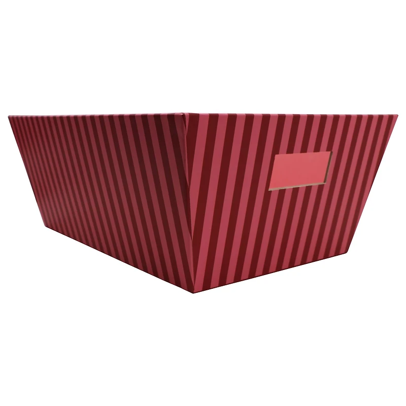 Large Pink Stripe Gift Bin by Ashland®