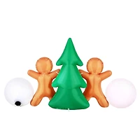 48" Airflowz Inflatable Gingerbread Couple Scene