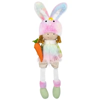 22" Girl with Dangling Legs Easter Figurine