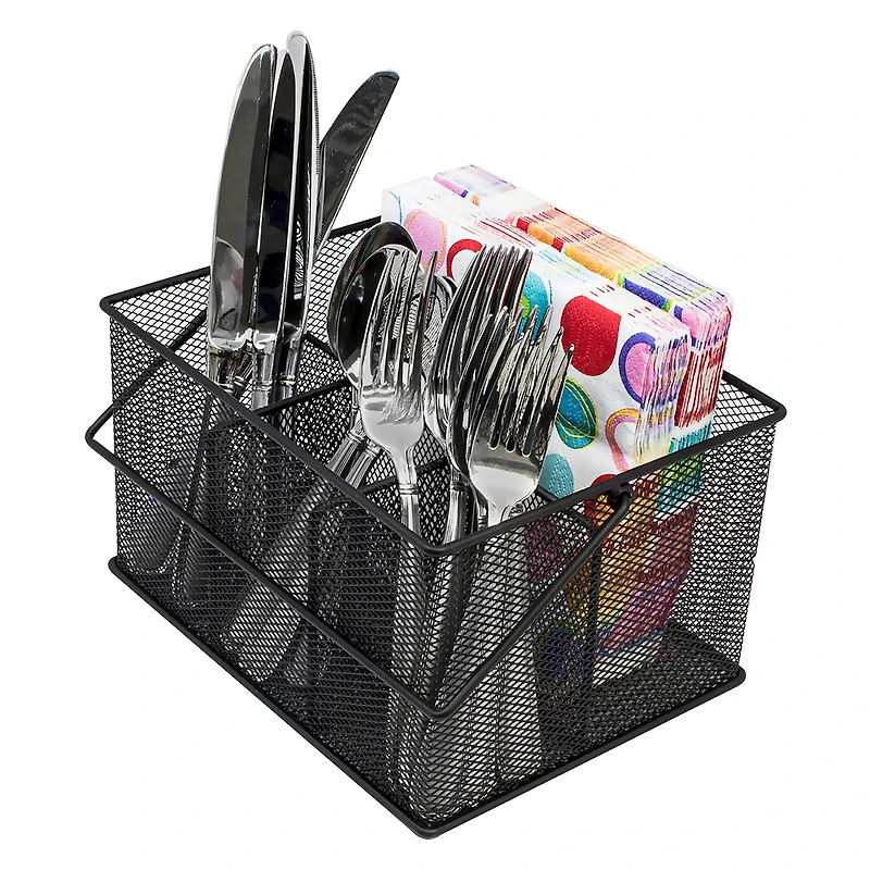 Sorbus Steel Mesh Utensils Caddy
