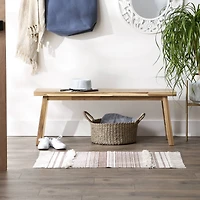 DII® Shabby Chic Textured Hand-Loomed Shag Rug