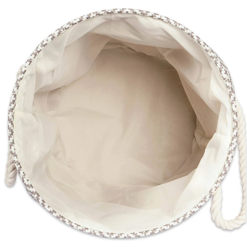 DII® Medium Tweed Round Paper Bin