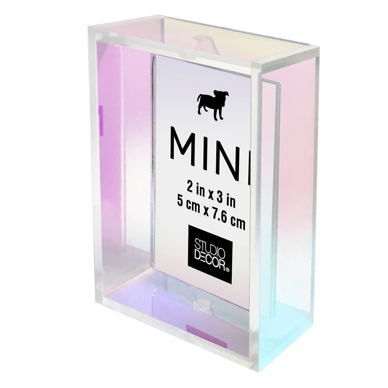 2" x 3" Iridescent Revolving Mini Frame by Studio Décor®