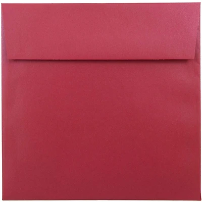 JAM Paper 6.5" x 6.5" Square Metallic Invitation Envelopes, 50ct.