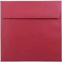 JAM Paper 6.5" x 6.5" Square Metallic Invitation Envelopes, 50ct.