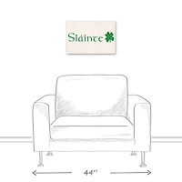 Slainte 18" x 12" Canvas Wall Art