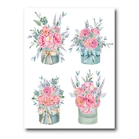 Designart - Collection of Pink Roses