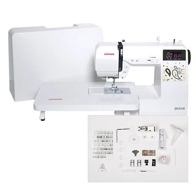Janome JW8100 Computerized Sewing Machine with 100 Stitches