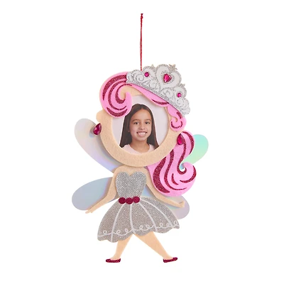 2.5" Pink Fairy Felt Ornament Frame by Studio Décor®