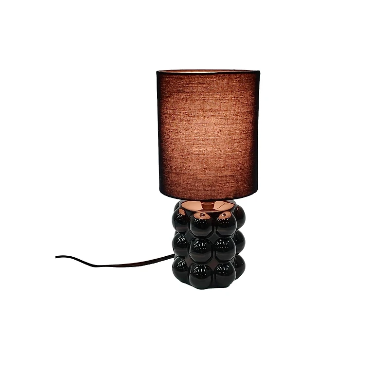 12.25" Black Bubble Tabletop Lamp by Ashland®
