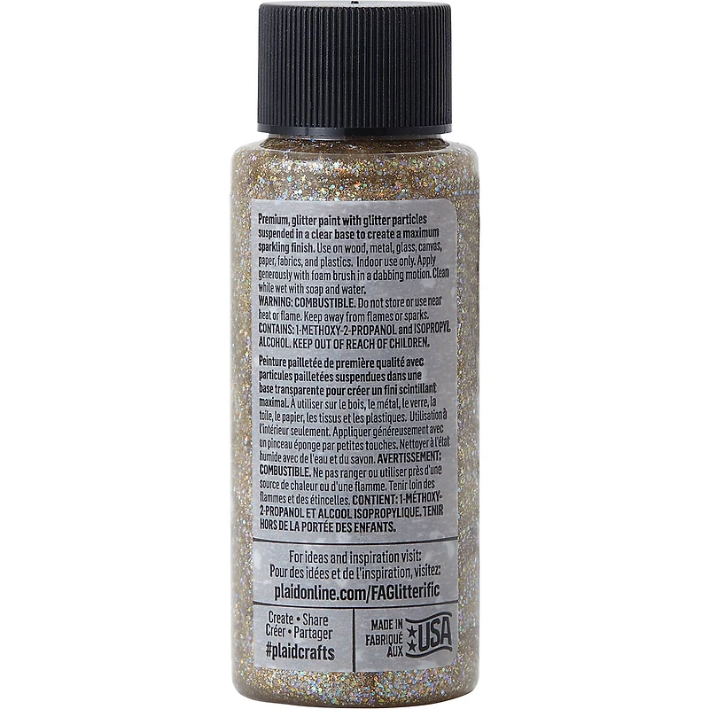 FolkArt® Glitterific Fine™ Glitter Acrylic Paint