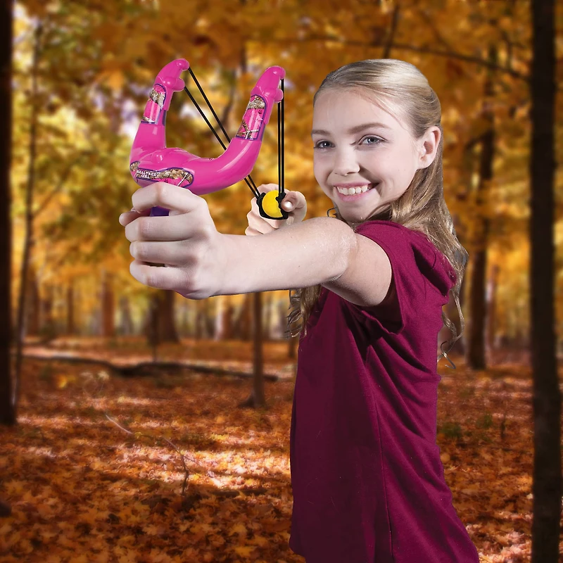 NKOK RealTree® Pink Handheld Slingshot Set
