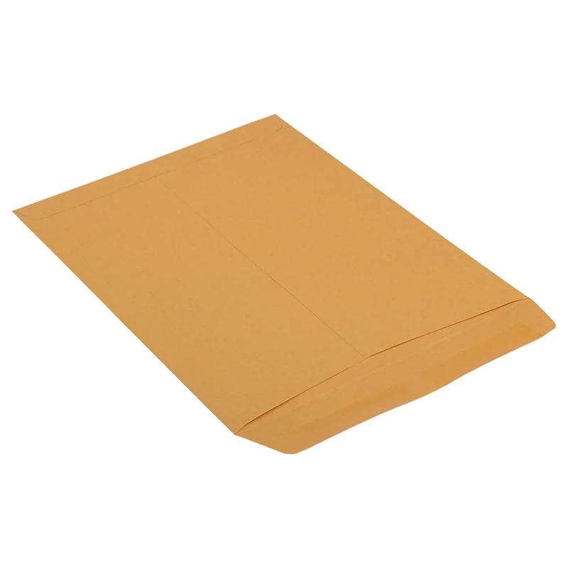 JAM Paper 10" x 13" Brown Kraft Recycled Manila Open End Envelopes, 100ct.