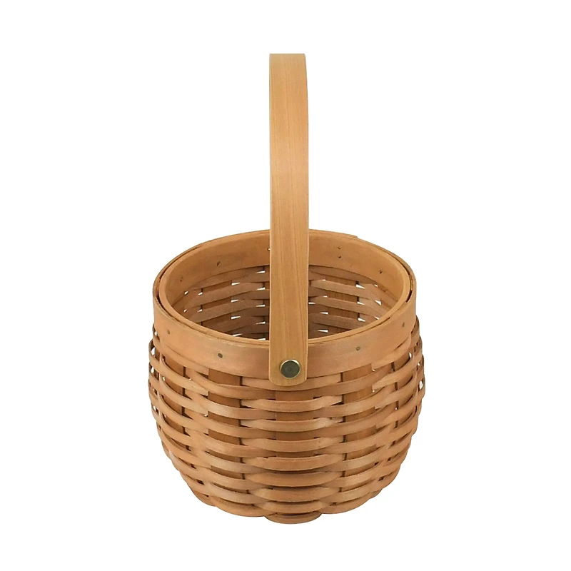 4.75" Natural Brown Round Chipwood Basket by Ashland®