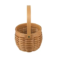 4.75" Natural Brown Round Chipwood Basket by Ashland®