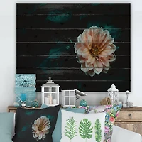 Designart - Blooming Yellow Flower In Evening Garden