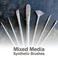 Tribeca Synthetic Taklon Short Handle Dagger Brush by Artist's Loft™, 1/4"