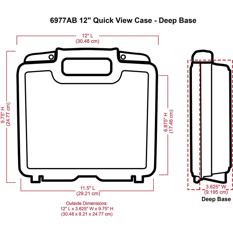 ArtBin® 12'' Quick View Deep Base Case