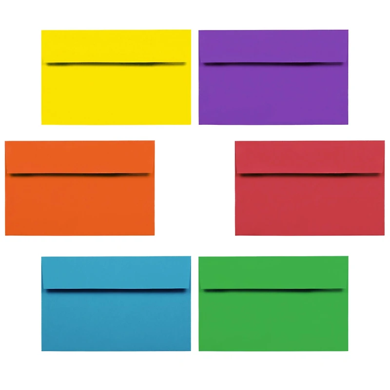 JAM Paper Assorted 6" x 9.5" Envelopes, 150ct.
