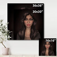 Designart - Portrait of African American Woman IV