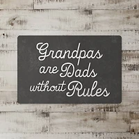 18" x 27" Grandpas Are Dads without Rules Floor Mat