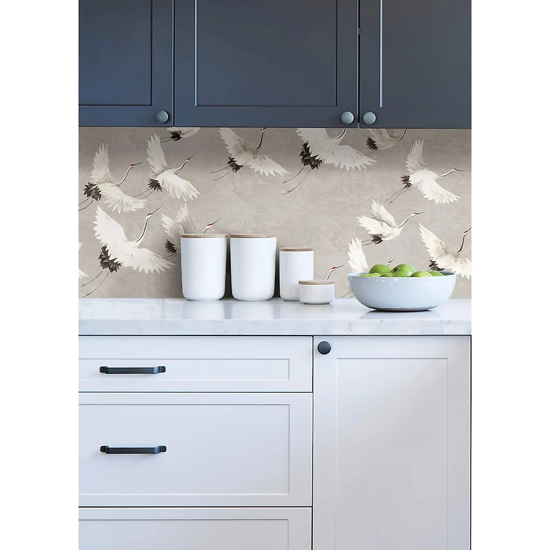 Wallpops Gray Halcyon Peel & Stick Wallpaper