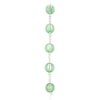 Green Lampwork Glass Round Beads by Bead Landing™