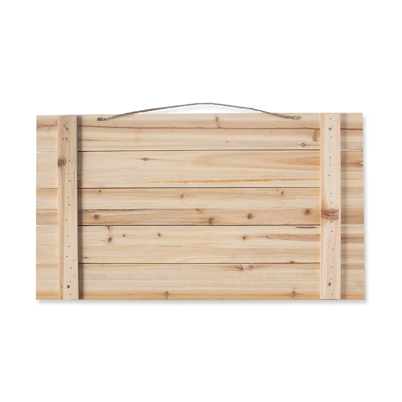6 Pack: 26" Wood Pallet Rectangle Plaque by Make Market®