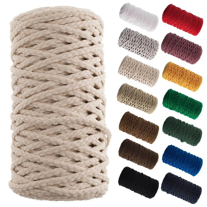 John Bead 4mm Braided Macramé Cord