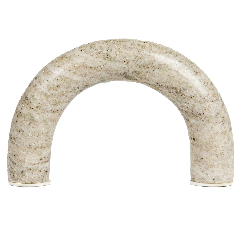 Hello Honey® 5" Beige Marble Arch Tabletop Shelf Décor