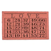 Valentine Bingo 30" x 18" Door Mat