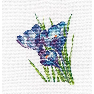 Oven Crocuses Cross Stitch Kit