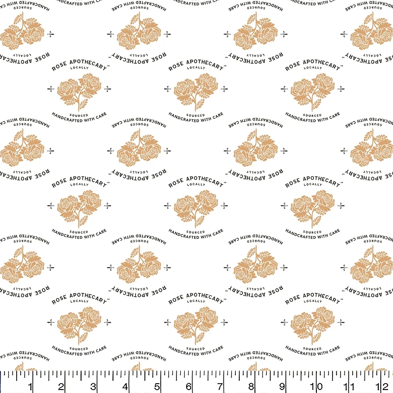 Schitt's Creek® White Rose Apothecary™ Cotton Fabric