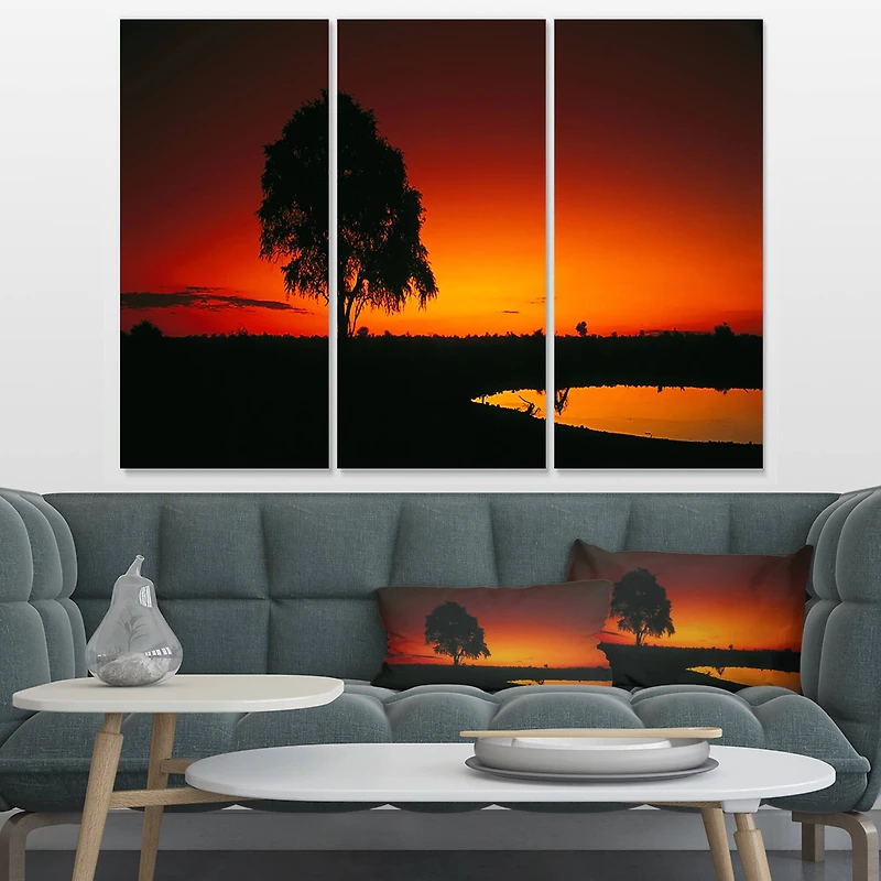 Designart - Sunset View in Tanzania
