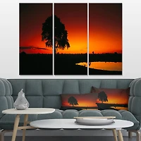 Designart - Sunset View in Tanzania