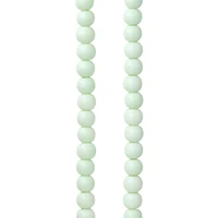 Mint Glass Round Beads, 6mm by Bead Landing™