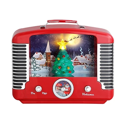 Lighted Christmas Holiday Radio