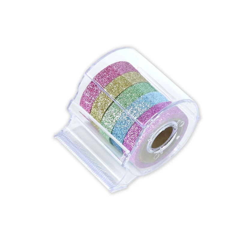 Pastel Glitter Crafting Tape & Dispenser Set by Recollections™