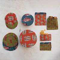 Hello Honey® Sea Life Cotton Zip Food Pouches, 3ct.