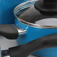 Gibson Home® Palmer 8-Piece Turquoise Cookware Set