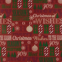 JAM Paper Christmas Kraft Gift Wrap Set, 5ct. 